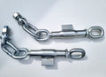 2 x Spannschloss Kette M24 x 2,5mm Stabilisatorketten Unterlenker L. 400-490mm G