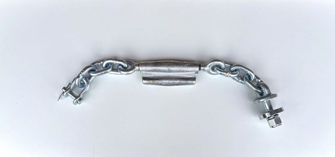 Spannschloss Kette M16 x 2mm Stabilisatorketten Unterlenker Länger 520-600mm  F