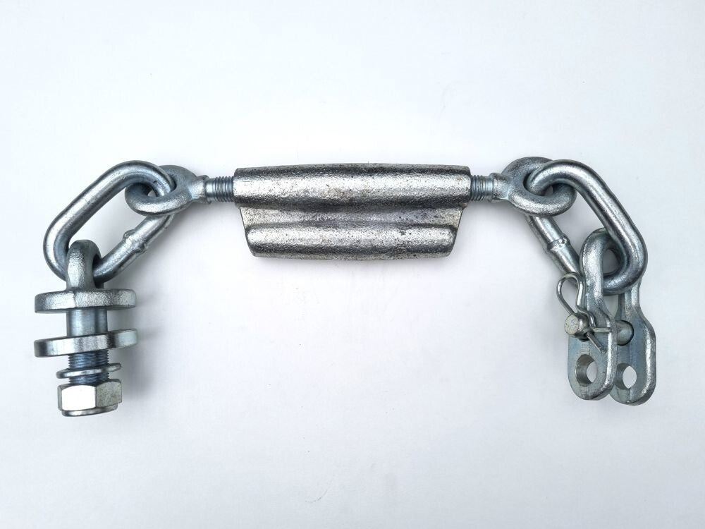 Spannschloss Kette M16 x 2mm Stabilisatorketten Unterlenker Länger 370-450mm  F