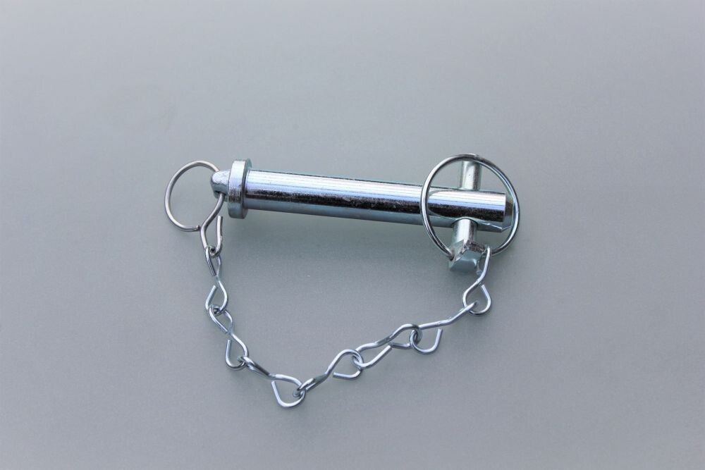 Oberlenkerbolzen mit Kette Kat 1 Ø19mm Gerätebolzen Oberlenker Bolzen  p130
