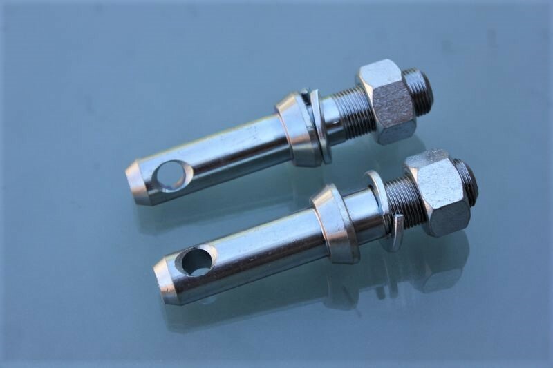 2 x Stück Bolzen Kat. 1-2  22-28mm M22 Unterlenker Unterlenkerbolzen UB2
