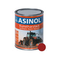 ASINOL Kunstharzlack RAL 3002 Kaminrot 1L Traktorlack Landmaschinen Lack Farbe