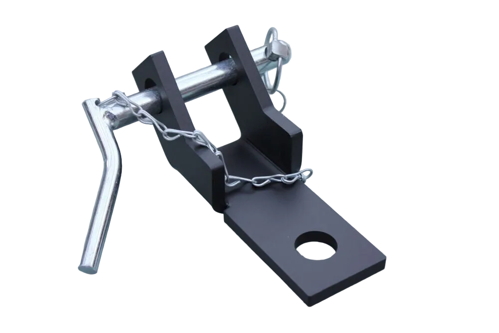 Verdrehsicherung Ackerschiene Kat. 1 | 210x75x95 mm | + Bolzen Ø 19 mm mit Federstecker