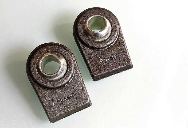 2x Anschweißenden Unterlenker 28,4mm Kat 2 Anschweißende Anschweißauge UA6