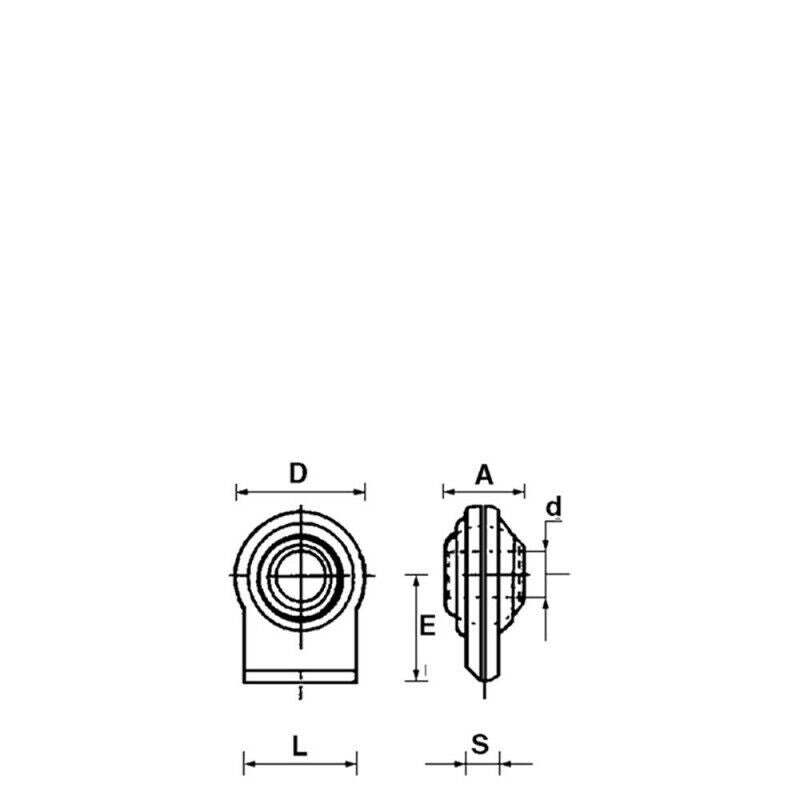 Unterlenker Anschweißenden Kat 1-2  Anschweißende Kugelgelenk Anschweißauge