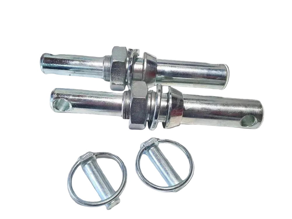 Unterlenkerbolzen Kat. 2-1 | Ø 28–25–22 mm | M24x2 | verzinkt | mit Klappstecker | Art.-Nr. EUB5 | 2er-Set