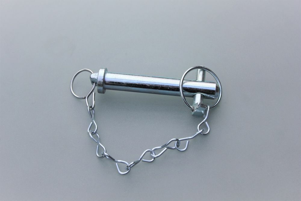 Oberlenkerbolzen mit Kette Kat 2 Ø25mm Gerätebolzen Oberlenker Bolzen p131